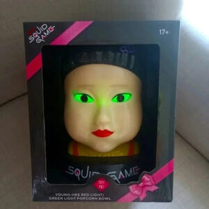 Squid Game - Red Light Green Light Popcorn Bowl Korean tv show anime scary movie